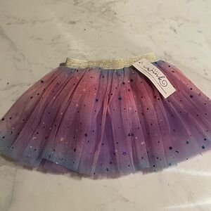 Purple and Pink Starry Tulle Skirt